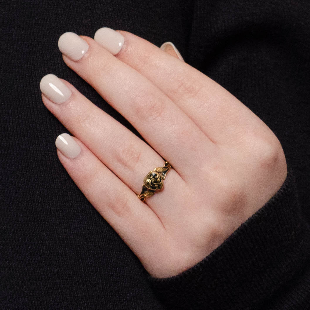 Opal Locket Ring | Rebekajewelry
